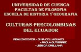 Culturas Precolombinas del Ecuador.