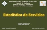 Medicina Preventiva y Salud Pública I; estadística de servicios.
