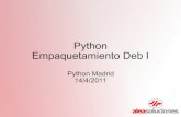 Python Madrid empaquetamiento deb aplicaciones Python