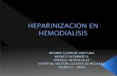 Anticoagulacion hemodialisis
