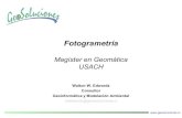 Fotogrametría   maestría en geomática - usach