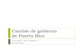 Cambio de gobierno de Puerto Rico