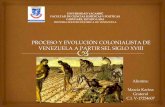Proceso y Evolución Colonialista de Venezuela