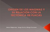 Magmatismo y su relación con la tectónica de placas.