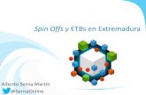 Spin offs y EBTs en Extremadura
