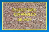 ESCRITORES DE HOY
