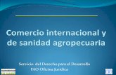 FAO - Comercio internacional y sanidad agropecuaria