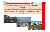 Intervenciones estratégicas en la región Andina: