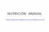 Tema 10 . la nutrición animal