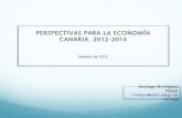 PERSPECTIVAS PARA LA ECONOMÍA CANARIA. 2012-2014