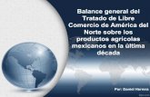 Balance general del Tratado de Libre Comercio de América del Norte sobre los productos agrícolas mexicanos en la última década