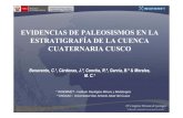 Evidencias de paleosismos en la cuenca Cuaternaria del Cusco