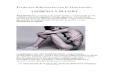 Anorexia yBbulimia por Michelle Rodriguez y Carmen Ferre
