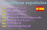 Cientificos españoles
