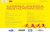 Carrera Atlética " Por una vida libre de violencia hacia las Mujeres 2013"