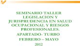 Legislacion en seguridad social y salud ocupacional  2012