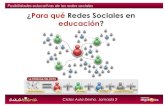 Posibilidades educativas de las Redes Sociales
