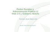 Redes sociales y administracion publica 1 estrategia gobierno abierto