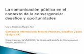 La comunicación pública en el contexto de la convergencia