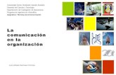 La comunicación en la organizacion tema ii