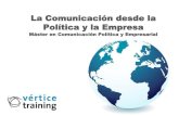 La comunicación desde la política y la empresa