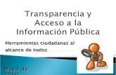 Lotaip Ley Orgánica de Transparencia y Acceso a la Información Pública