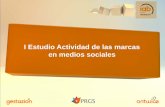 Informe sobre la actividad de las marcas españoles en las redes sociales