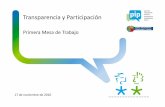 8- Presentacion para la mesa de trabajo transparencia y participación
