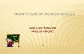 COMPETENCIAS PROFESIONALES - ALEX VASQUEZ