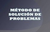 Método De Solución De Problemas
