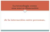 Tecnología y relaciones humanas