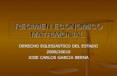Regimen Economico Matrimonial