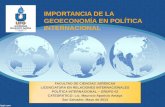 Importancia de la geoeconomía en política internacional