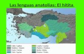 Lenguas IE del grupo anatolio: el Hitita
