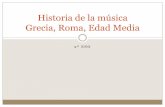 La música en Grecia, Roma y Edad Media 2º eso