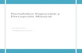 Portafolios expresión y percepción musical