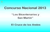 "Los bicentenarios y San Martín"