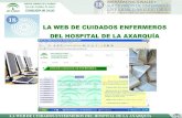 La web de Cuidados de Enfermería del Hospital Comarcal de la Axarquía