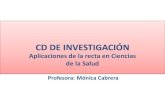 CD1 DE INVESTIGACIÓN. CÁLCULO PARA CIENCIAS DE LA SALUD-UPC 2012