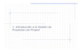 Introducción a la Administración de Proyectos con MS Project