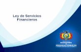 Presentación: Resultados de la Ley de Servicios Financieros