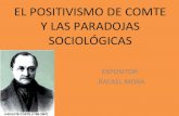 El Positivismo De Comte Y Las Paradojas SociolóGicas