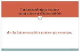 Tecnología y relaciones humanas