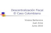 Descentralización, régimen competencial en Colombia