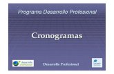 Cronograma Programa Desarrollo Profesional - Edición 2010