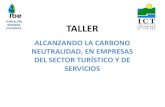 Taller carbono neutralidad sector servicios