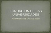Fundación de las Universidades