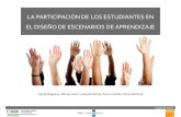 LA PARTICIPACIÓN DE LOS ESTUDIANTES EN  EL DISEÑO DE ESCENARIOS DE APRENDIZAJE