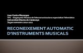 Automatic Recognition of Musical Instruments