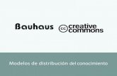 Modelos de distribucion de conocimiento: Bauhaus & Creative Commons